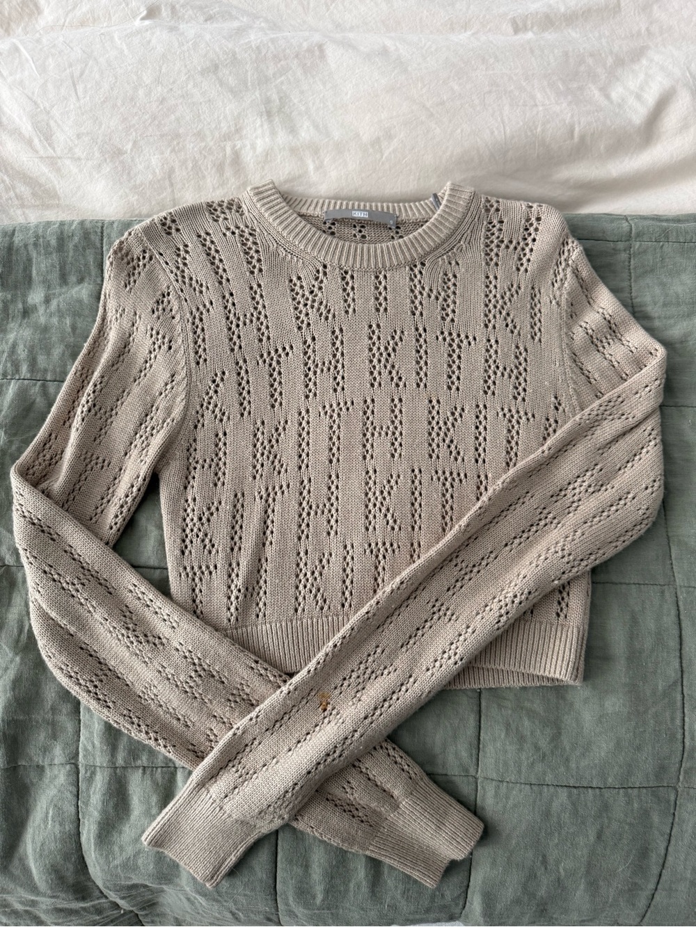 Kith Cableknit Cropped Sweater